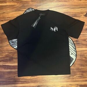 AMIRI Black Short Sleeve Tee